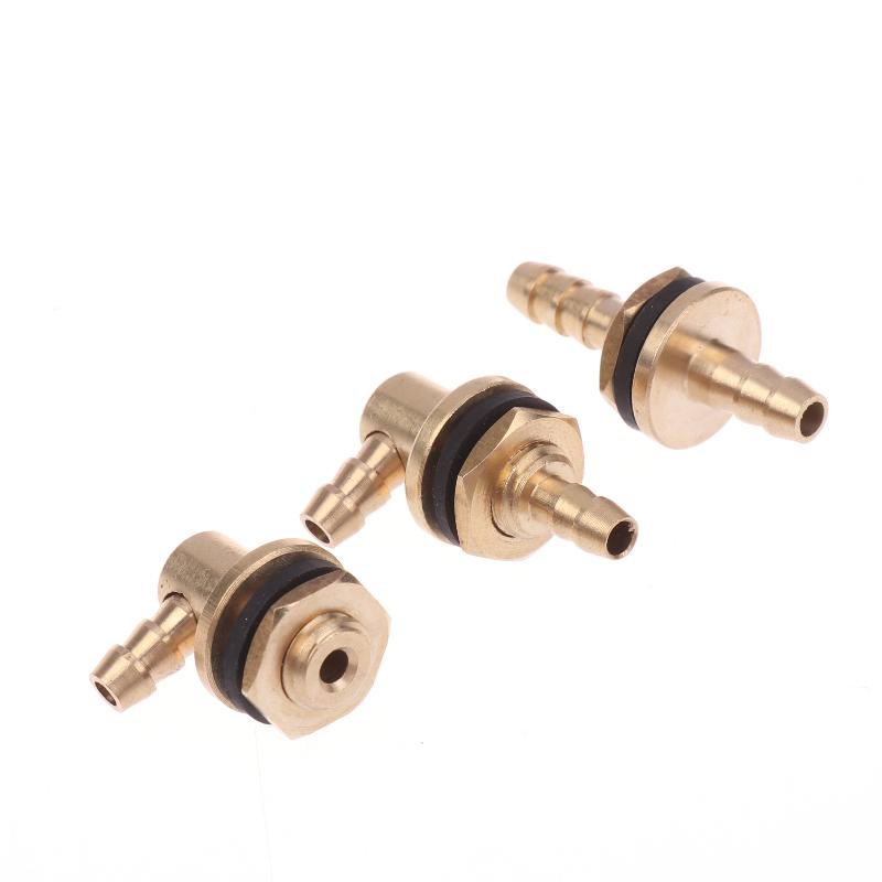 Copper Oil Fuel Nipple Inlet Outlet Oil Nozzle Filler For Rc Model Tank Diy Accessories