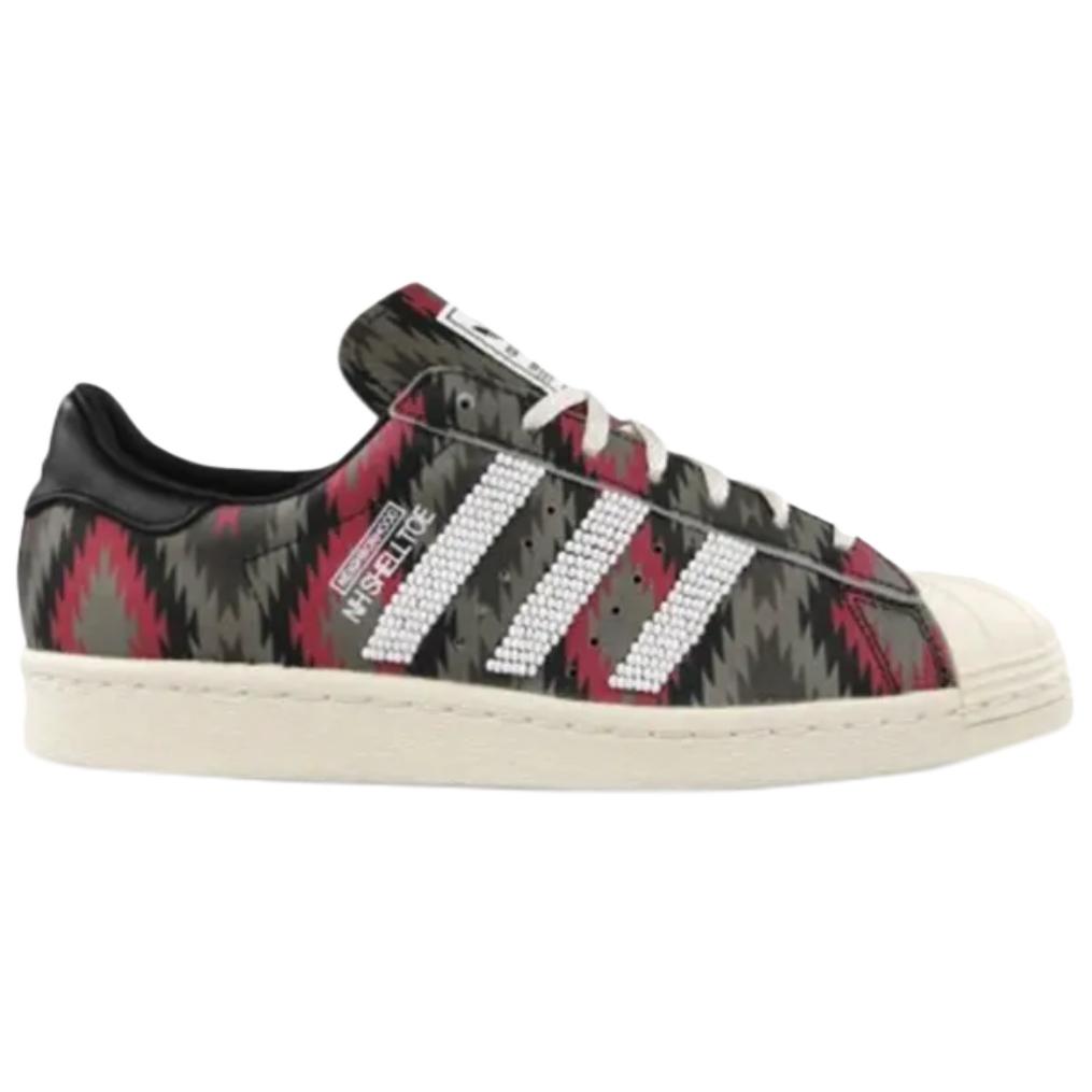 Neighborhood x adidas Superstar 80s Men Sneakers Multi-Color Supplier-Color Chalk-White M25786
