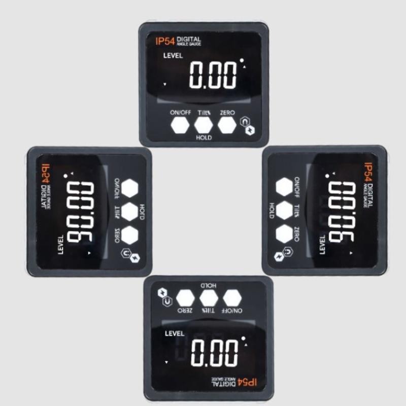 Digital Level Box Inclinometer Protractor Angle Finder Level Gauge Waterproof Bevel Gauge With Backlight IP54 Waterproof