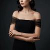 Detachable Mesh Off Shoulder Sleeves Loose Sheer Arm Covers Bridal Wedding Arm Covers  Evening Gown
