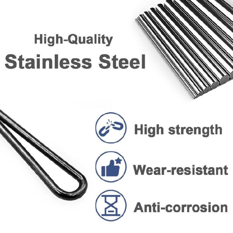 200 Counts Fishing Snap Clip 4 Size Combination Fast Release Connectors for Baits Fishing Accessories