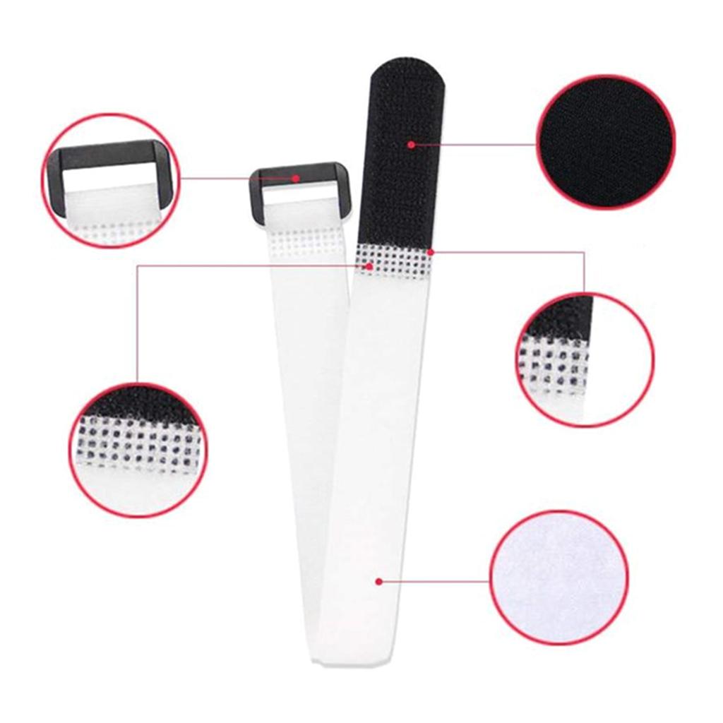 12 ks Držák na prut Popruh Páska Omotávka Rybářské náčiní Držák na prut Opakovaně použitelné stahovací pásky Šle Zapínání Kabelová šňůra