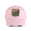 Never Give Up Military Motivation Baseball Cap Fashion Outdoor Sports Sunhat Unisex Snapback Cap Womens