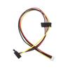 ITX Power Cable SATA 15PIN to Small 4Pin Female Convert Cord PH2.0mm XH2.54mm Gap for PC Computer Motherboard Power Wire Adapter
