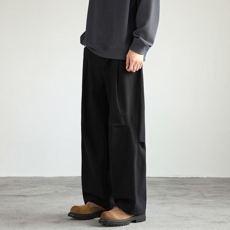 TonLion Men's Casual Loose Fit Split Seam Harem Pants