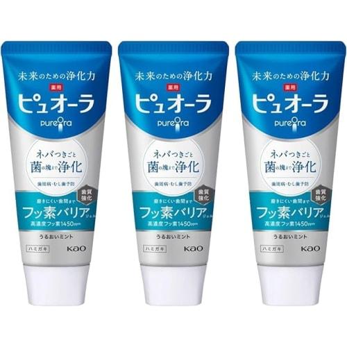 [Bulk Purchase] Pyuora Medicated Pyuora Barrier Gel Toothpaste, 115g x 3-Pack