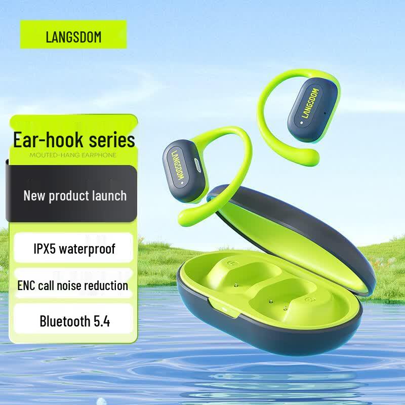 

Lanston Open-Ear Clip-On Sport Bluetooth Headset