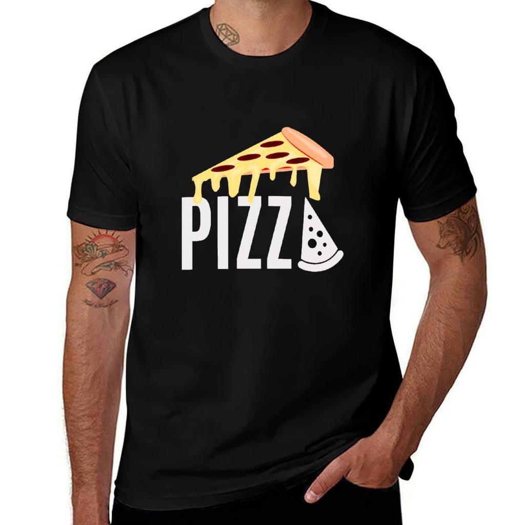 Funny Pizza Tshirt Big And Tall Solid Color Tshirt