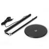 DC5V 4.5W USB Charging LED Table Lamp Folding Desk Light for Bedroom Reading Studying Black
