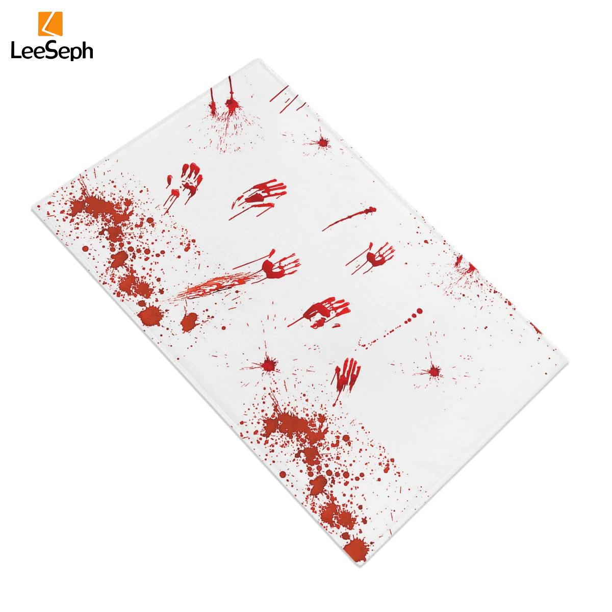

Leeseph Halloween Horror Bloody Outdoor Doormat Rug, украшение на Хэллоуин, коврик для двери в ванную комнату, вход в дом, двор, патио 40x60cm