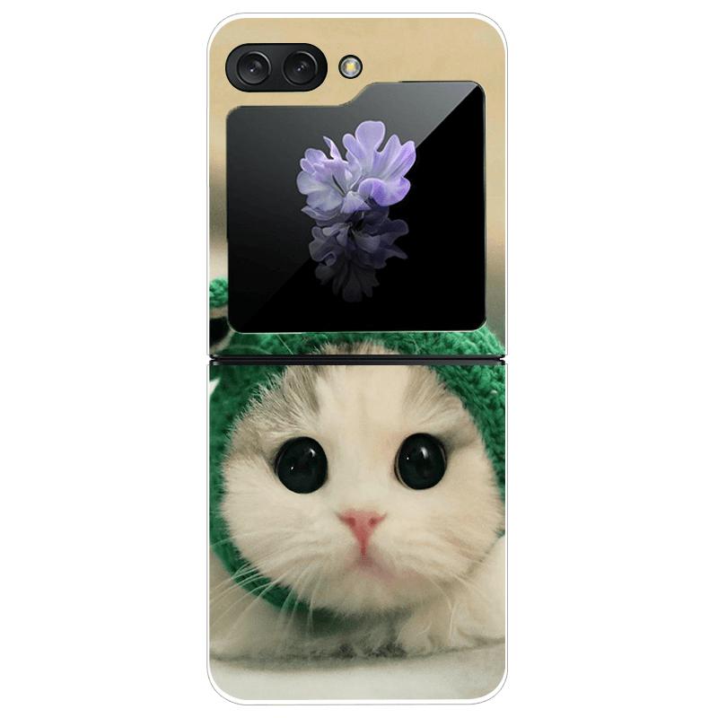Transparent Case For Samsung Z Flip7 5G Fashion Printing Hard PC Clear Phone Cover For Galaxy Z Flip 7 Protective Fundas Shells
