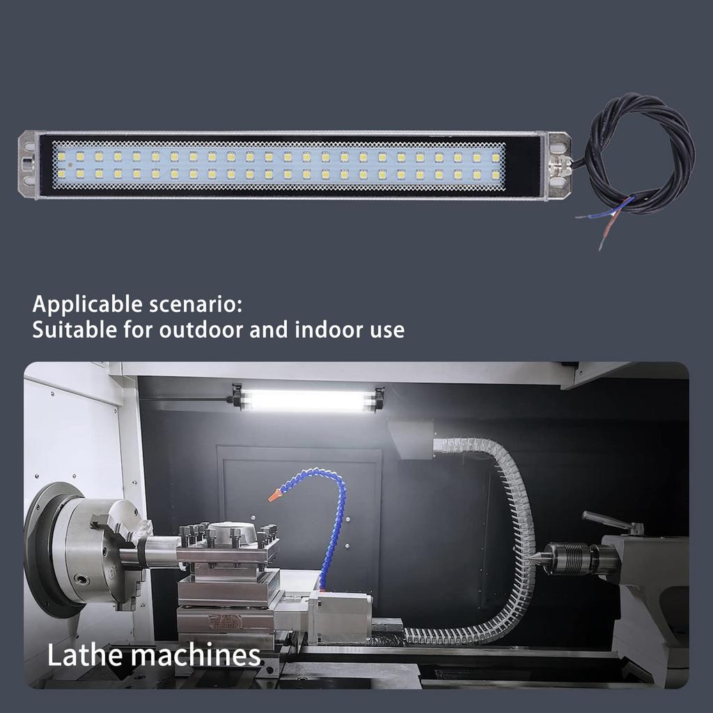 LED Working Light Shockproof Dustproof Waterproof Explosion Proof Machine Tool Light for Lathes Workbenches