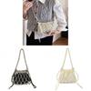 Wind Trend Pearl Crossbody Bag With Bead Embellishments For Daily Use