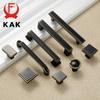 KAK Vintage Black Bronze Cabinet Handle Drawer Knobs European Chinese Style Kitchen Wardrobe Door Pull Furniture Handle Hardware
