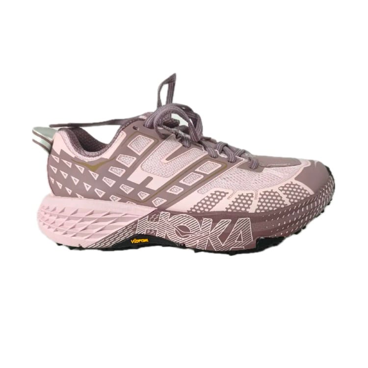 HOKA ONE ONE SPEEDGOAT 2 Abrasion Resistant Low top Running Shoes Unisex Pink Purple 1162710-CSCM
