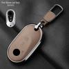 Metal And Leather Car Key Case Cover For Mercedes Benz W176 W177 W205 W206 W212 W213 W222 W223 W167 463 X166 A C E S G Clc Class