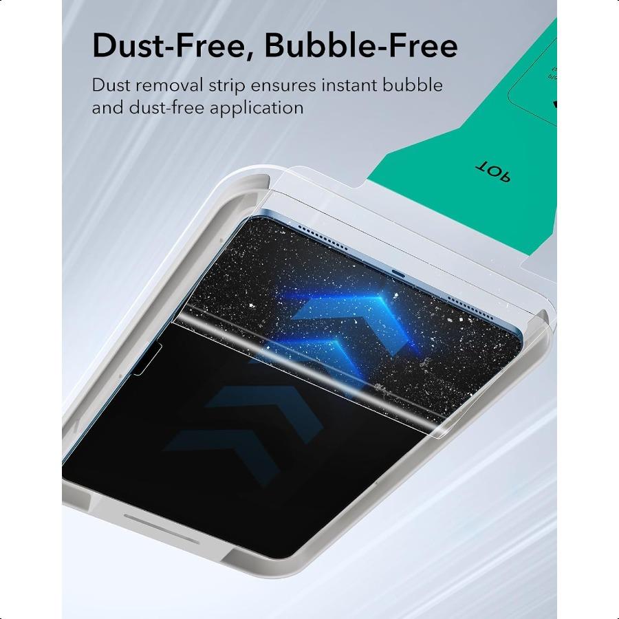 2 Pack Screen Protector for iPad 11th 10th Generation A16 11 10.9 Inch 2025 2025 9H Tempered Glass Film with UltraFit Tray Appl