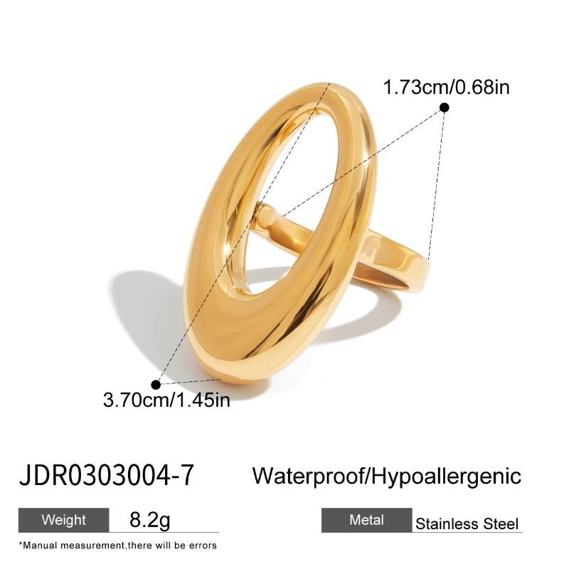 Geometric Ring Titanium Steel Jewelry Niche Design Ring Stainless Steel Accessory