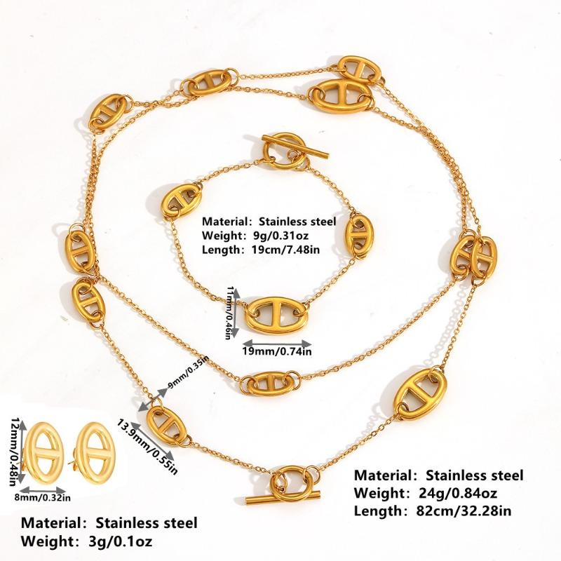 Модный полированный кулон-свинка с вакуумным покрытием, ювелирное изделие - двойное D из нержавеющей стали