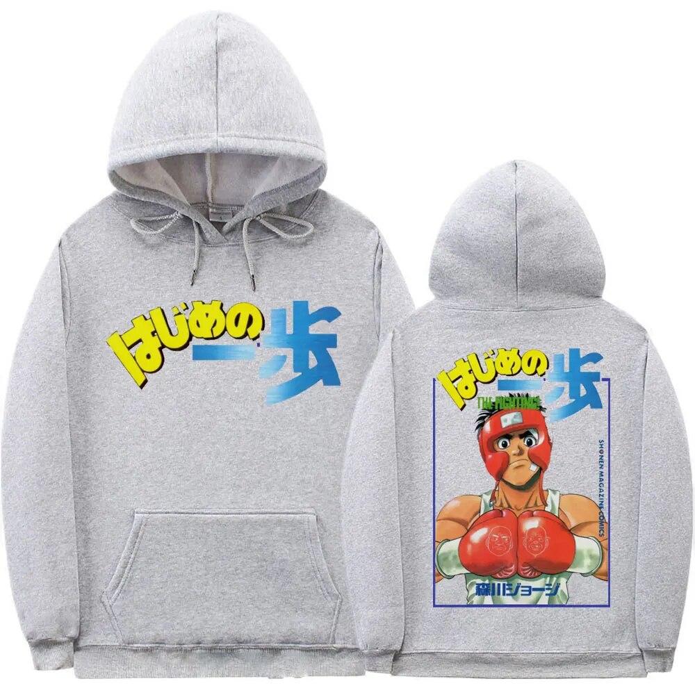 Anime Clothes Hajime No Ippo Hoodies Makunouchi Graphic Hoodie Japanese Unisexga Unisex Women Oversize Kamogawa Boxing Gym Sweatshirts