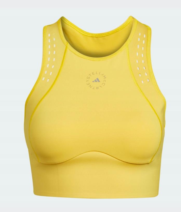 Adidas Women's Sports Top Yellow Logo S 1Z0F3_B* S 1_0