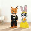 New 3500pcs Zootopia Judy Nick Combination Set Assembled Blocks Toy Model Children Adult Toys Birthday Gift Desktop Ornament