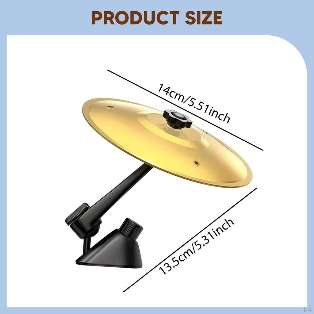 Car Cymbal for Air Vent Crash Fun Fits Most Vehicles Mini Symbol Drum