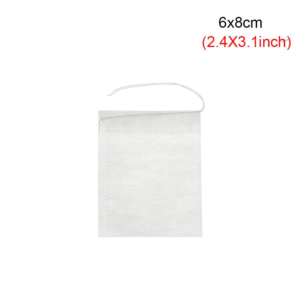 

Удобный пустой фильтр-пакет из кукурузного волокна для специй, контейнер для хранения, пакетики для ароматизированного чая, чайные пакетики 6x8cm