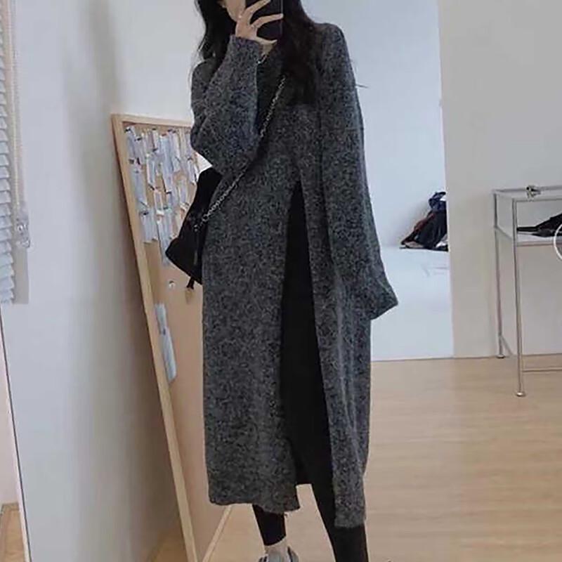 TonLion Women's Relaxed Fit Mid-Length Cardigan