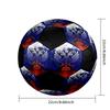 Russian Double Indoor Soccer Ball Colorful Machine Stitched PVC Size 5 Team Training Competition Ready Durable High-Bounce Cool Sports Gift
