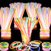 15/30/60/120pcs Glow Sticks Festival Party Atmosphere Creating Tool Fun Decor Concert Supplies Glow At Night Birthday Gift XJM
