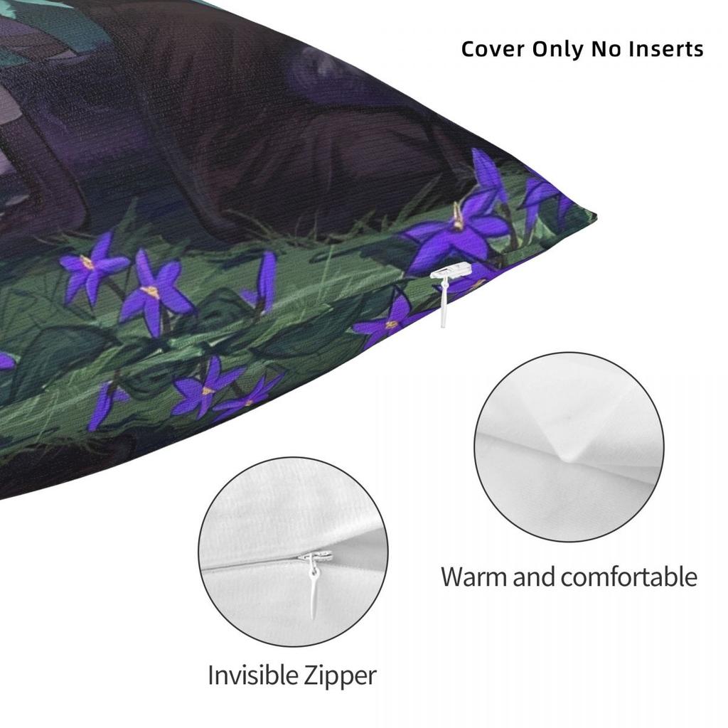 Azuretime Anime Pillowcase Polyester Cushion Cover Decoration Azure Two Time Forsaken Throw Pillow Case Cover Home 40*40Cm