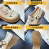 Augustine Roman Sandals New Autumn Woven Hollow Pig Cage Sandals Skinny Casual Shoes