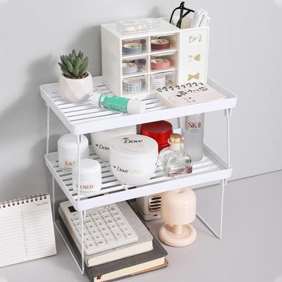 Kosmetische Platzsparende Stehende Rack Kleiderschrank Dekorative Rack-Home Closet Organizer Lagerung Regal Für Küche Gericht Hohl Rack