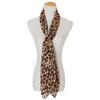 leopard scarf,silky chiffon,warm in winter and cool in summer