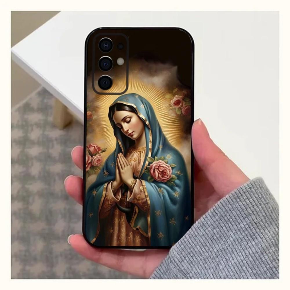 

Virgen Mary Virgin De Guadalupe Phone Case For Samsung S24,S21,S22,S23,S30,Ultra,S20,Plus,Fe,Lite,Note,10,9,5G Black Soft Cover Samsung S105G