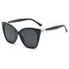 Cats Eye Trendy Sun Glasses Glasses Pearl Advanced Anti-blue Eyeglasses CATS Eye Box Fashion Large-frame Glasses