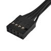 10CM 1 auf 2 USB 9pin Splitter Adapter Computer Mainboard Internes Kabel 9pin USB Verlängerungsanschluss