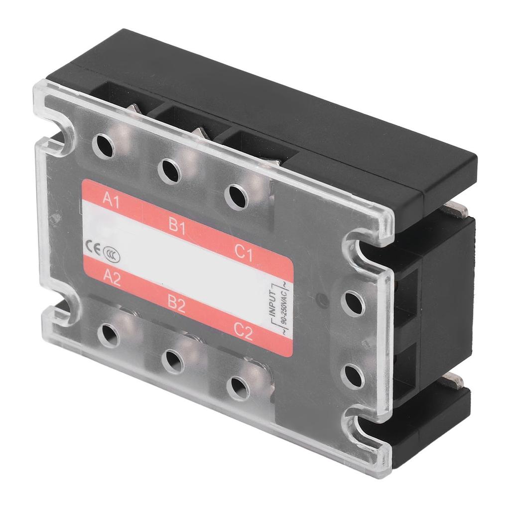 3 Phase SSR Regulator Solid State Relay Industrial Systems 25A AC to AC 480V for CNC Machine Tools