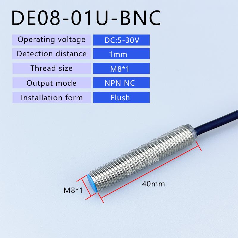 PARMA Inductive Proximity Switch Sensor M8 Series Sensing Distance 2mm 4mm 8mmHigh Quality Non-Flush Flush 6-36V NPN PNP