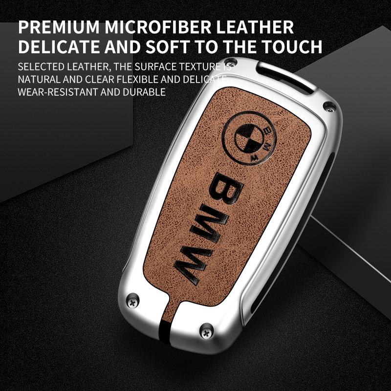 Car Zinc Alloy Key Case Bag BMW E39 E46 E60 E61 E70 E81 E87 E90 E91 E92 X1 X5 X3 1 3 5 6 7 Series F10 F15 Z4 M2 M3 Car Key Shell blfg97