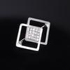 Sparkling Geometric Shape Rustproof Corrosion Resistant Stunning Visual Effect Shiny Waist Pin