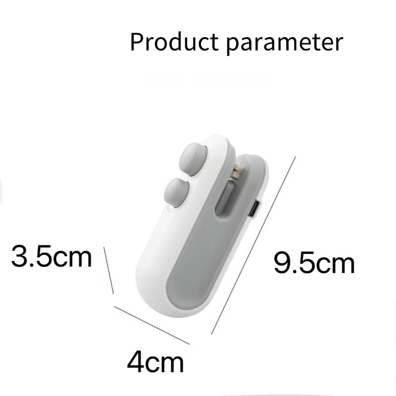 Mini Snack Sealing Machine Portable Household Cutting and Sealing Dual-purpose Plastic Bag Food Preservation Sealing