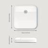 Motion Sensor Led Night Light Wireless Wall Square Usb Smart Rechargeable Magnetic 2-colors Bedroom Lights Corridor Hallway Lamp