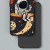 Cartoon Astronaut Phone Case for iPhone 16 11Pro 13 Mini 7 8 Plus XS Max SE XR 14 Pro 15Pro 12 Matte Cover