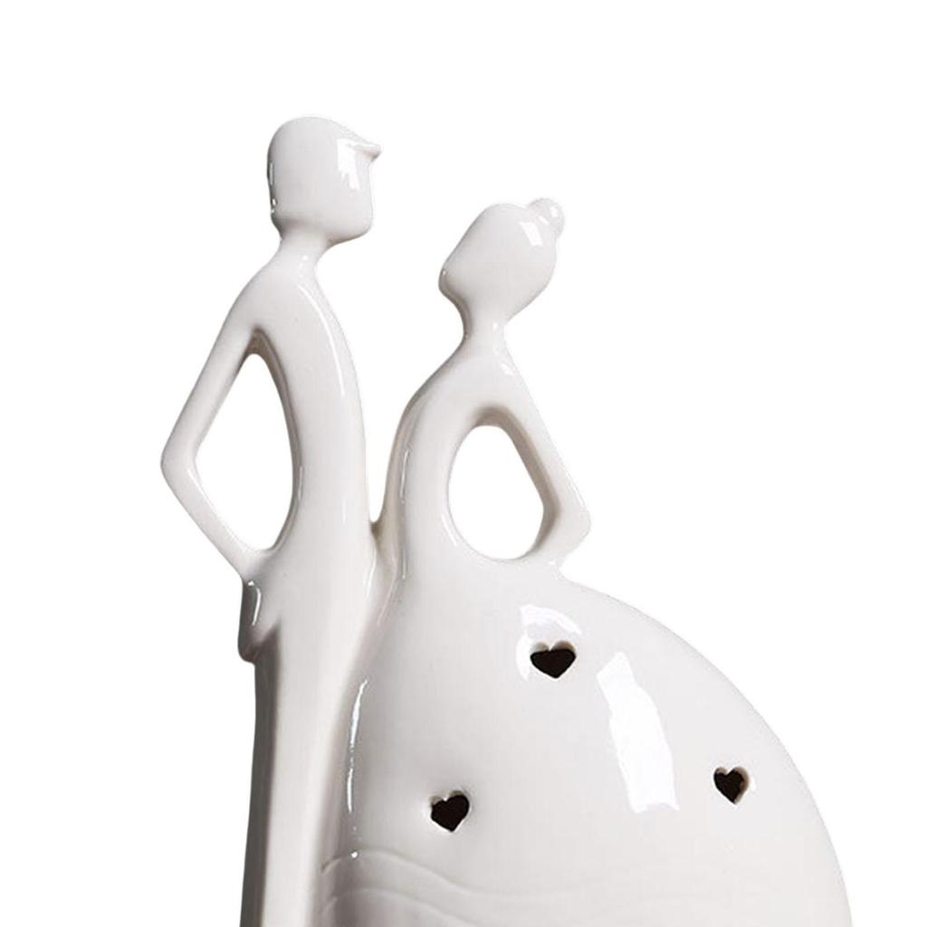 Abstract Couple Figurine Couple Ornament Crafts Passionate Nordic Ceramic Couple