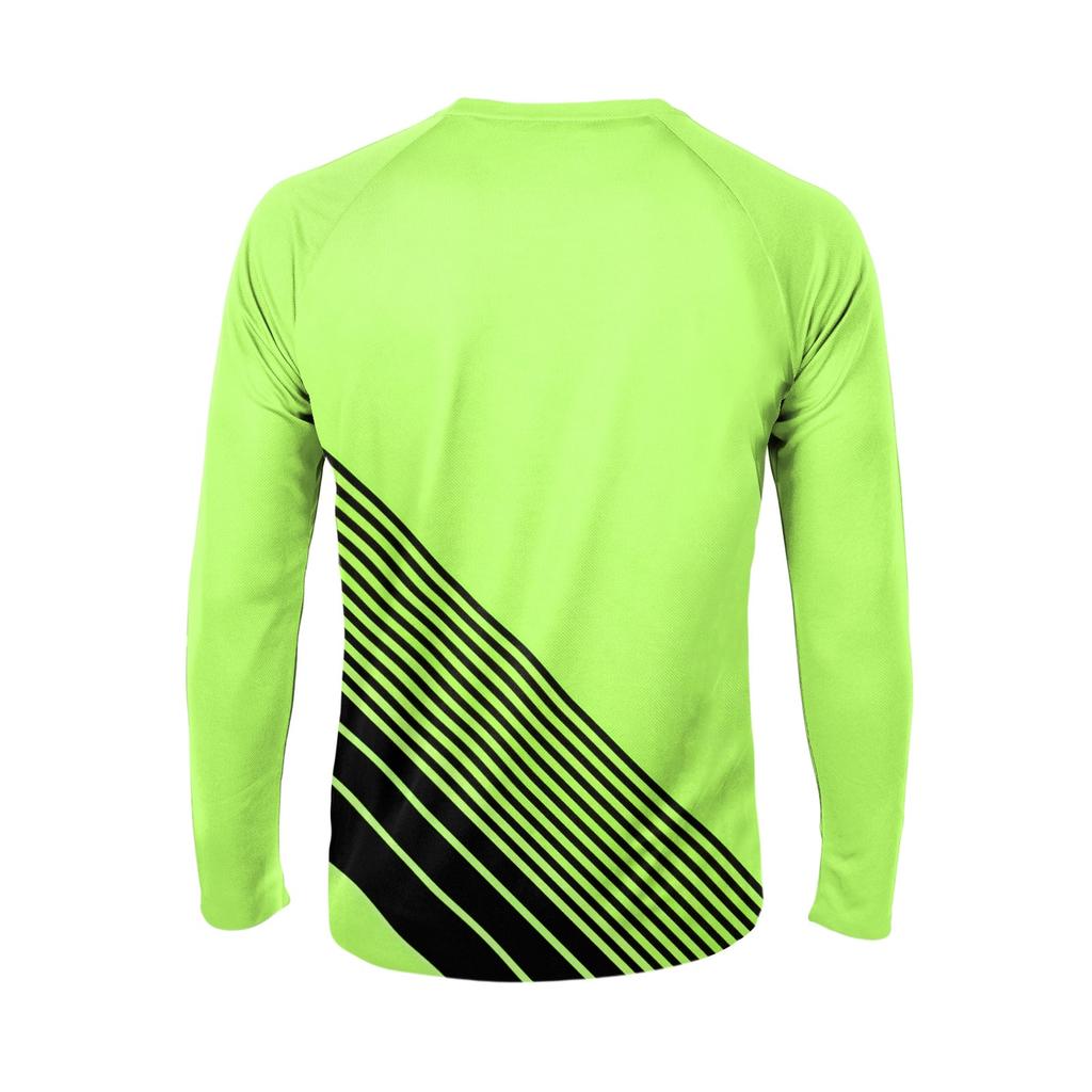 Men's Fashion Printed Raglan Long Sleeve Sports Top