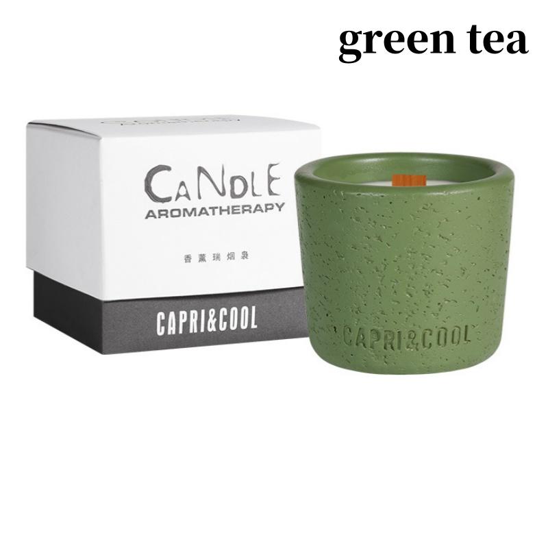 Scented Candle Green Tea Rose Couples Romantic Incense Candles Fragrance Candle Jar Birthday Gifts for Relaxation Yoga Bathing