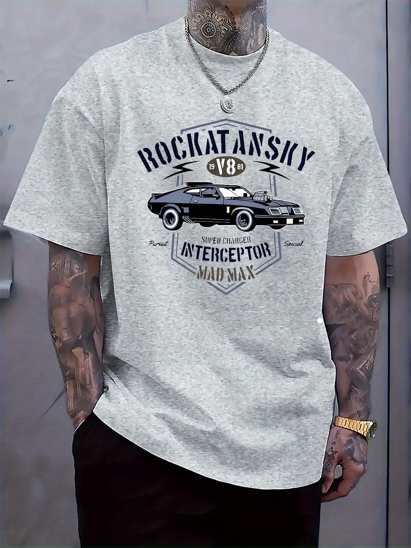 

Retro Car Graphic T-shirt - Rockatansy Interceptor Design L