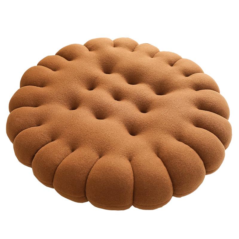 Ins Style Influencer Plush Cookie Cushion: Thickened Japanese Tatami Seat Pad